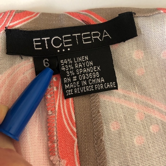 Etcetera A line Ruffled Skirt - size 6 - Picture 5 of 8